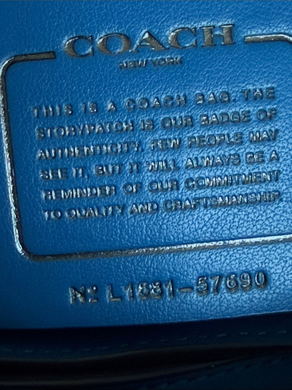 NWT Coach Bright Blue Mercer 30 Satchel with Gunmetal Hardware. - Picture 9 of 15